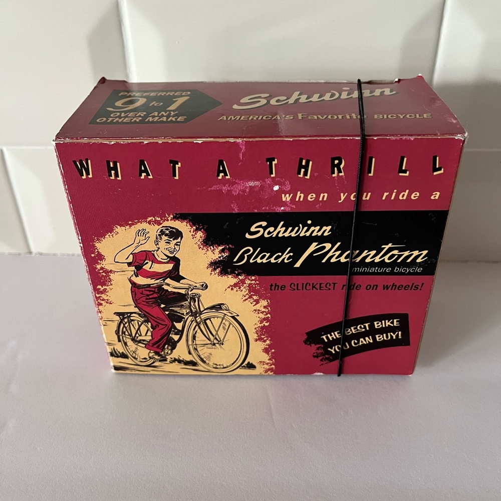 Schwinn Black Phantom Miniature Bicycle
